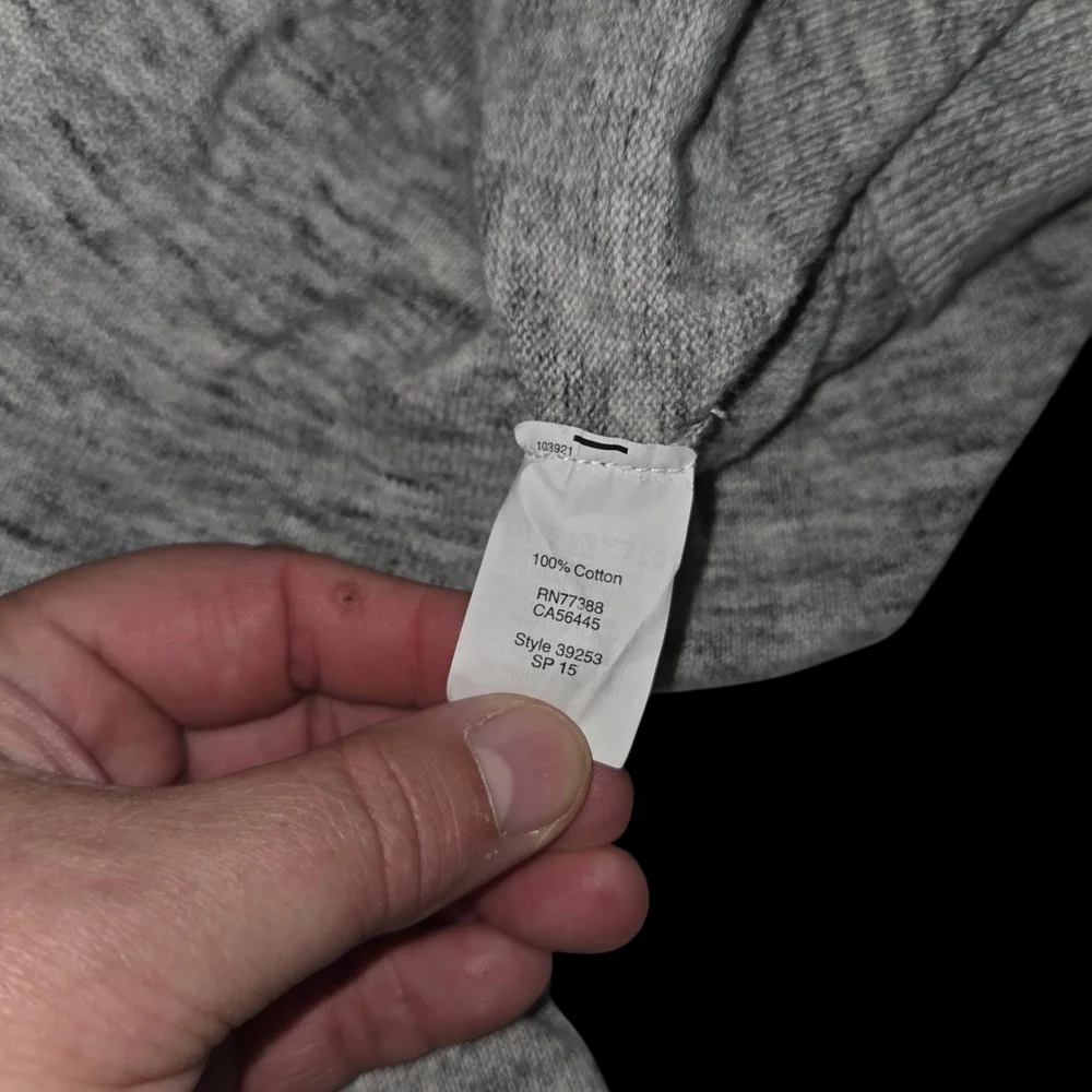 J. Crew Men's Heather‎ Gray Crewneck Sweater